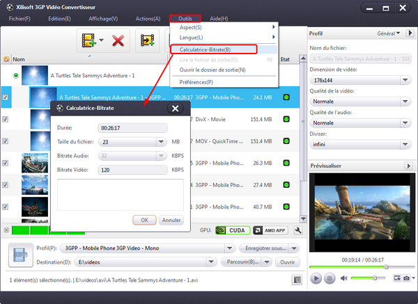 Xilisoft 3GP Vidéo Convertisseur