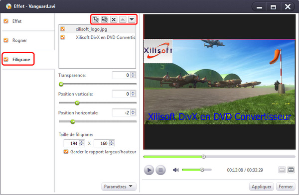 Xilisoft DivX en DVD Convertisseur