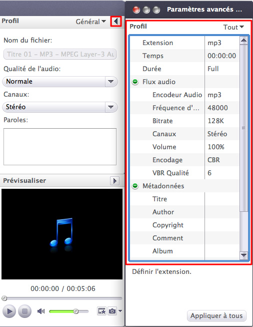 Xilisoft DVD to Audio Converter pour Mac
