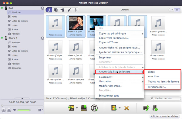 Xilisoft iPod Mac Copieur